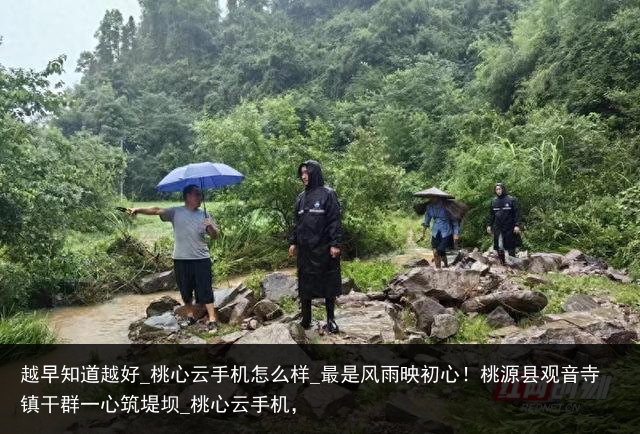 越早知道越好_桃心云手机怎么样_最是风雨映初心！桃源县观音寺镇干群一心筑堤坝_桃心云手机，